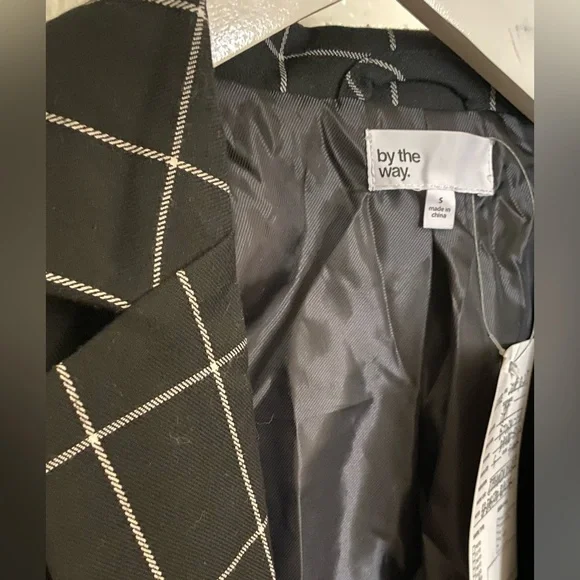 by the way plaid blazer size Small - Picture 4 of 5